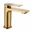 Grifo de lavabo monomando oro cepillado Napoles de Imex